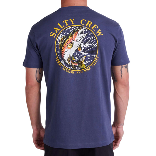 Salty Crew Rainbow T-Shirt - Harbor Blue