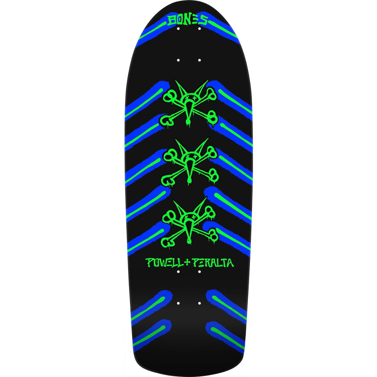 10.0" Powell Peralta OG Rat Bones Skateboard Deck - Neon Light
