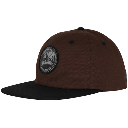Independent Trucks Rat Race Snapback Hat - Dark Brown / Black