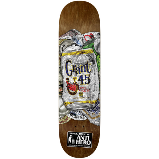 8.4" Anti-Hero Grant Taylor Refuse Skateboard Deck - Assorted Stains