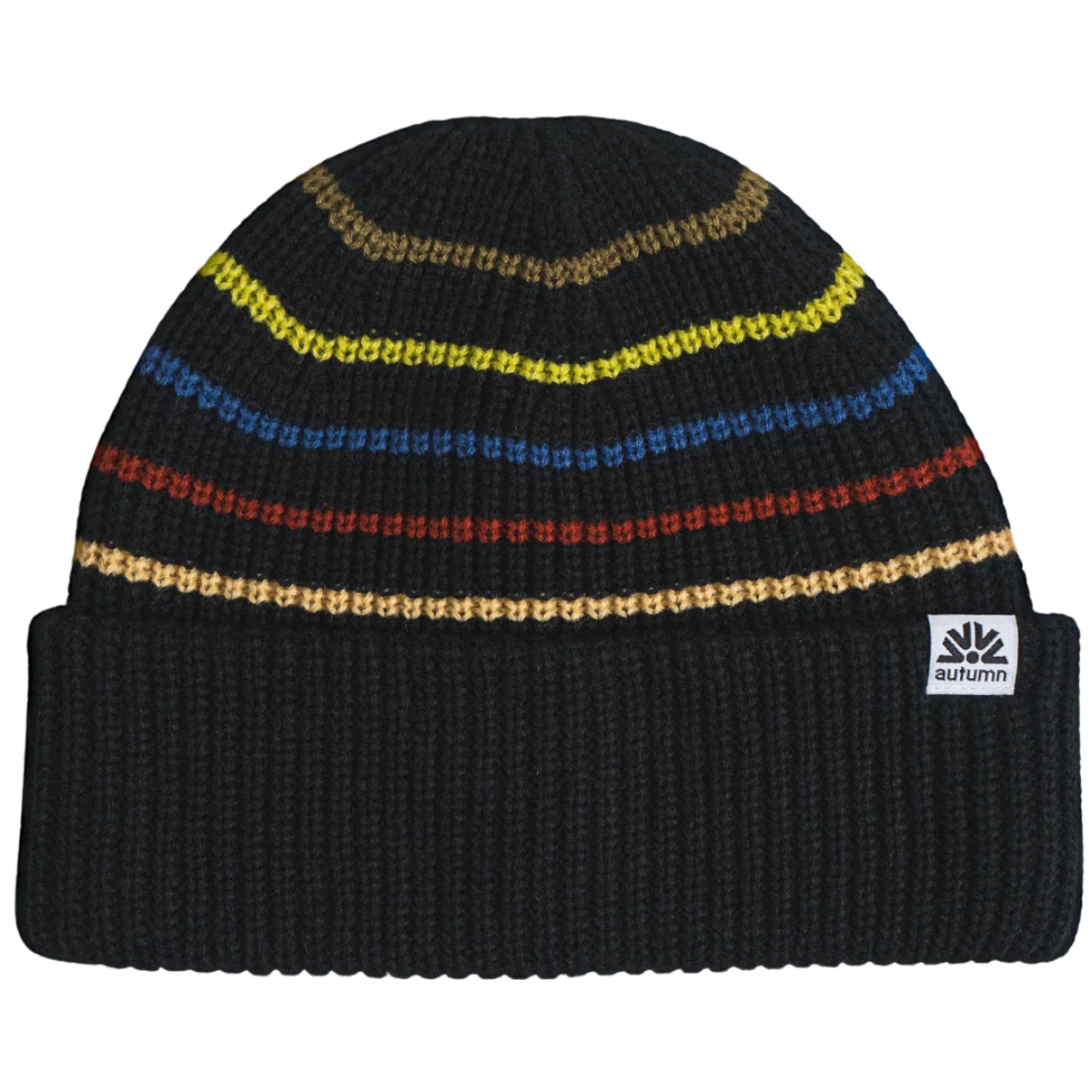 Autumn Retro Beanie - Black