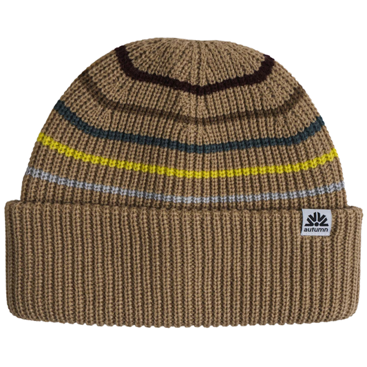 Autumn Retro Beanie - Sand
