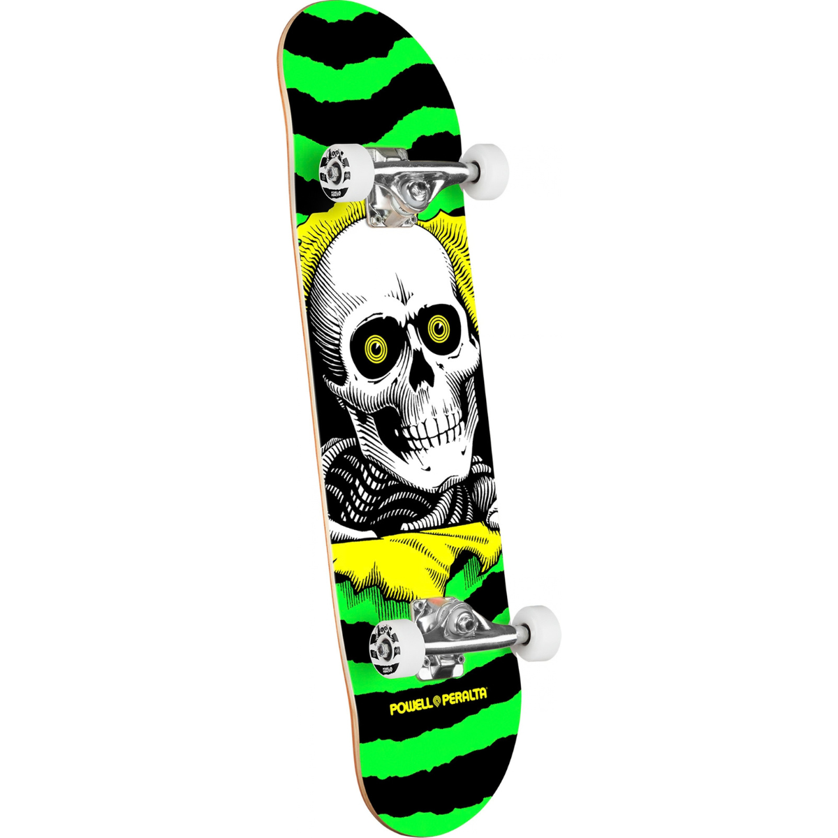 7.75" Powell Peralta Ripper Birch Complete Skateboard - Lime / Yellow