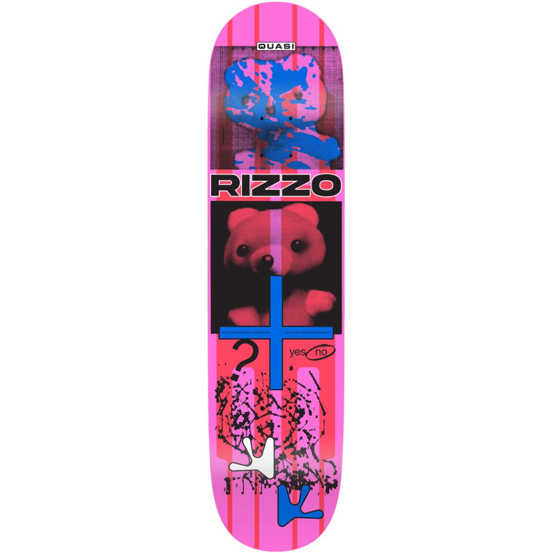 8.125" Quasi Rizzo Stuffie Skateboard Deck