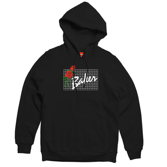 Baker Skateboards Black Roses Hoodie - Black