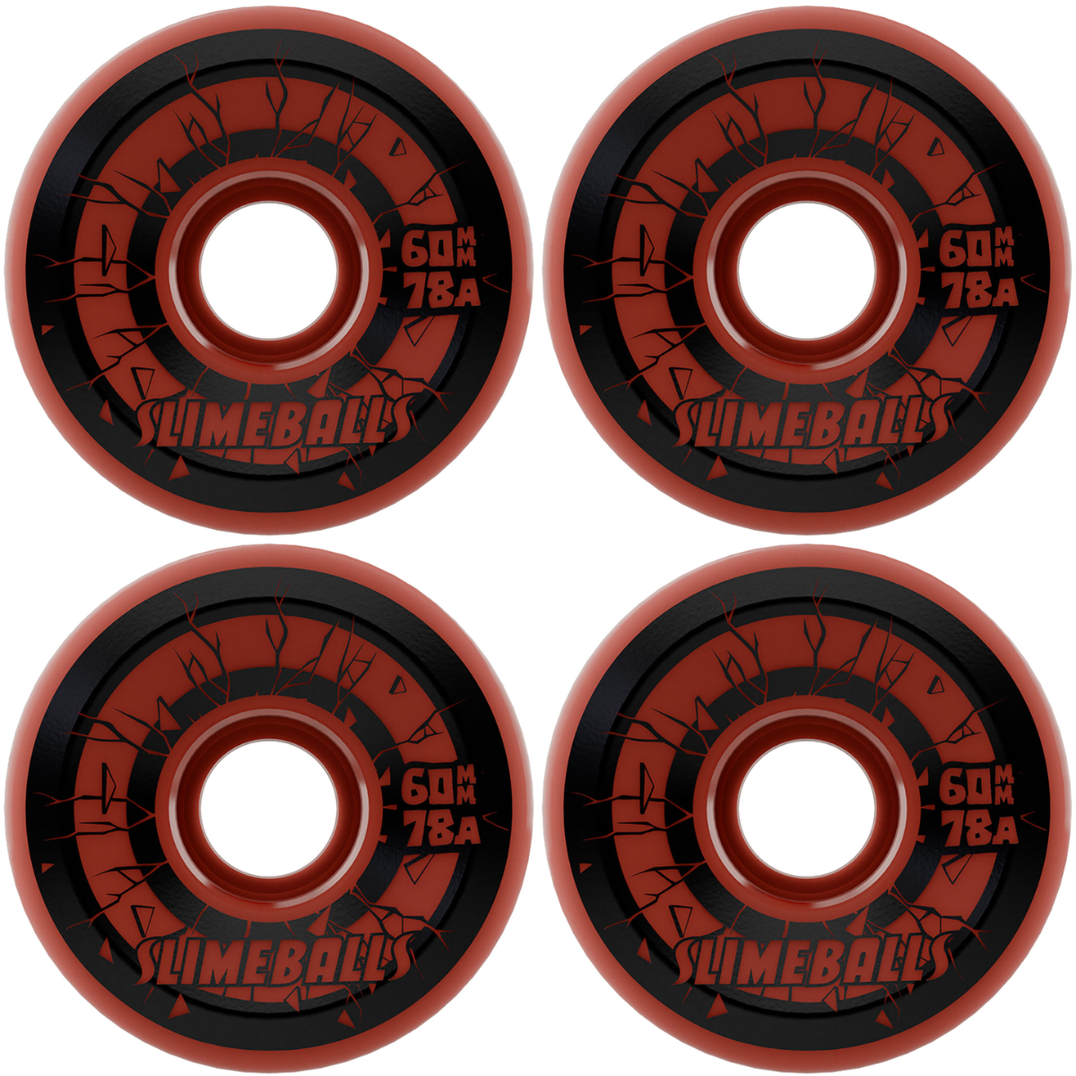 60mm Slime Balls Rob Roskopp Five Reissue OG Slime Pink Wheels 78a