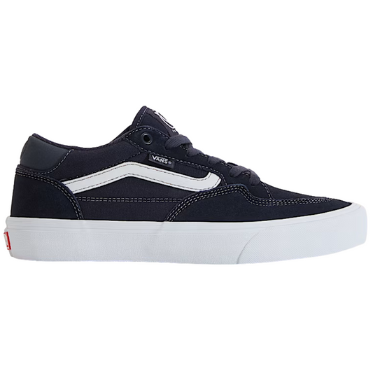 Vans Skate Rowan Shoes - Navy Blue / White