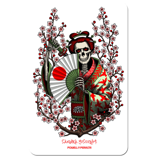 Powell Peralta Sakura Yosozumi Samurai Sticker