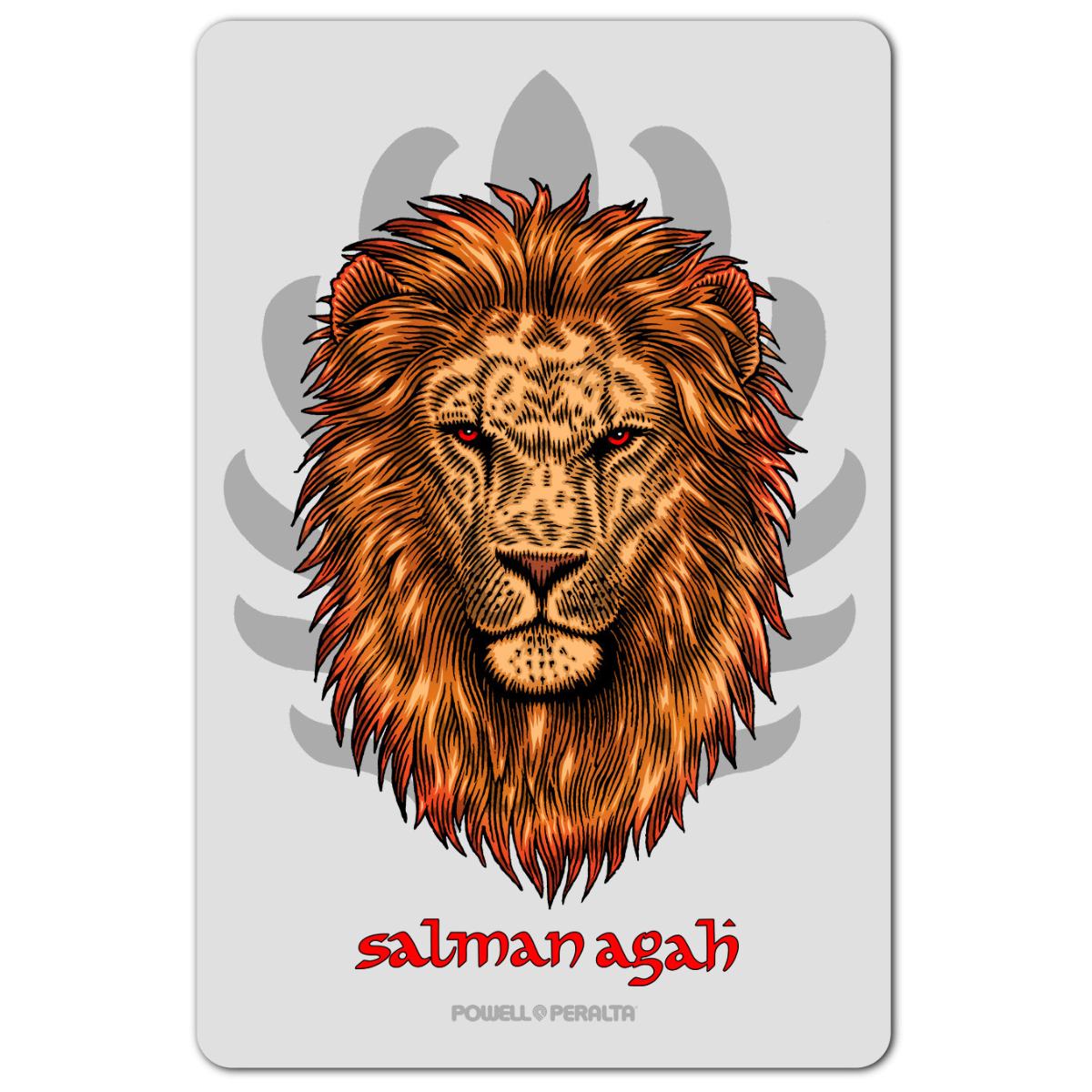 Powell Peralta Salman Agah Lion Sticker