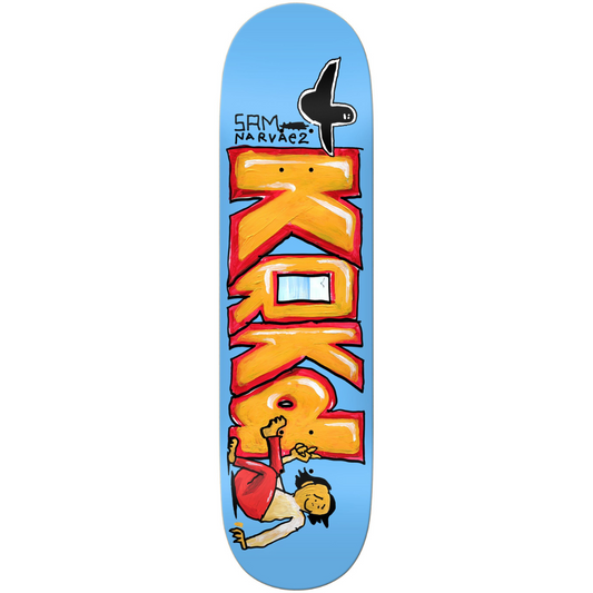 8.38" Krooked Sam Narvaez Shore Skateboard Deck