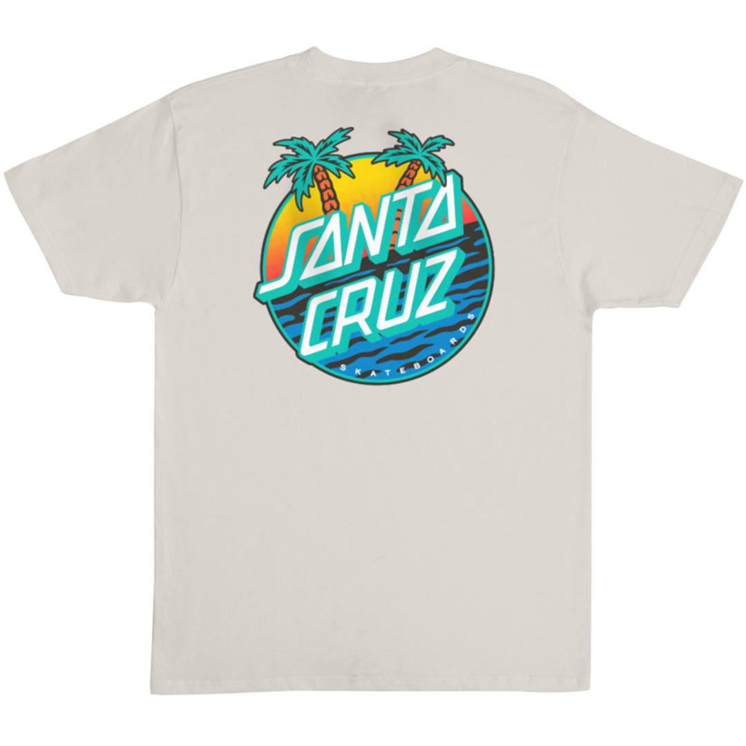 Santa Cruz Skateboards Retreat Dot T-Shirt - Sand