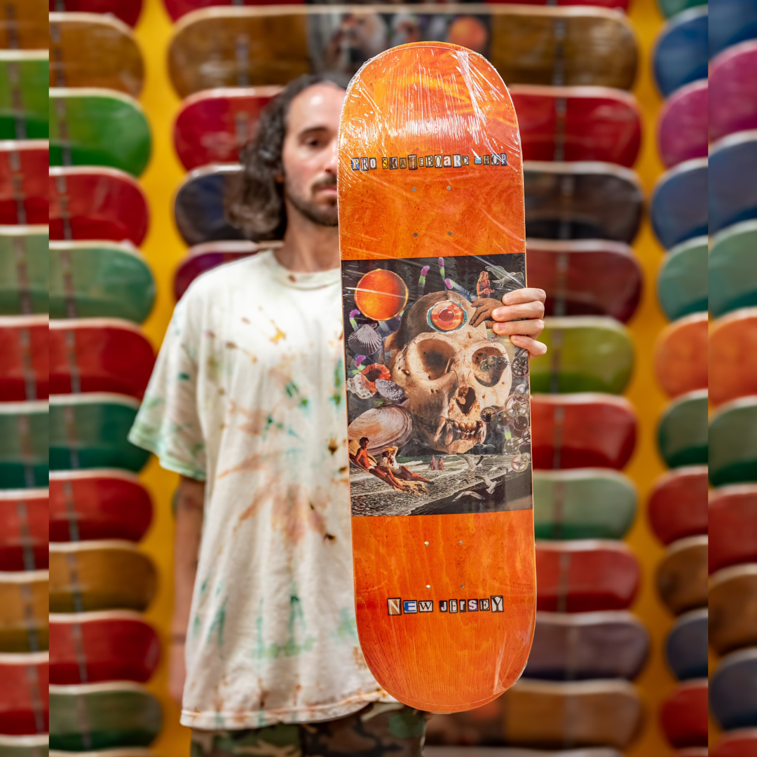 Pro Skateboard Shop x Space Bat Killer SBK1 Deck - Assorted Stains