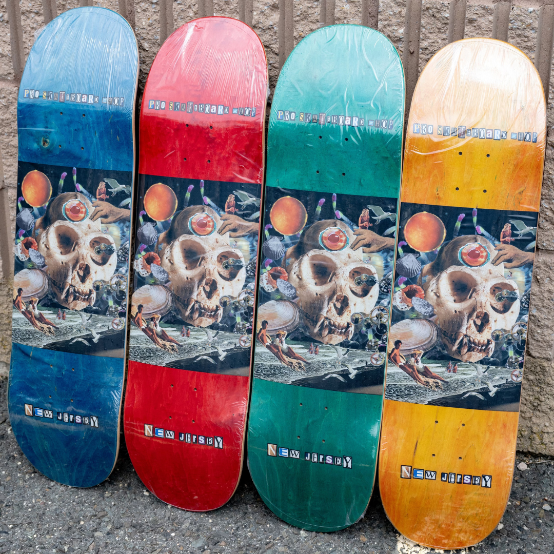 Pro Skateboard Shop x Space Bat Killer SBK1 Deck - Assorted Stains