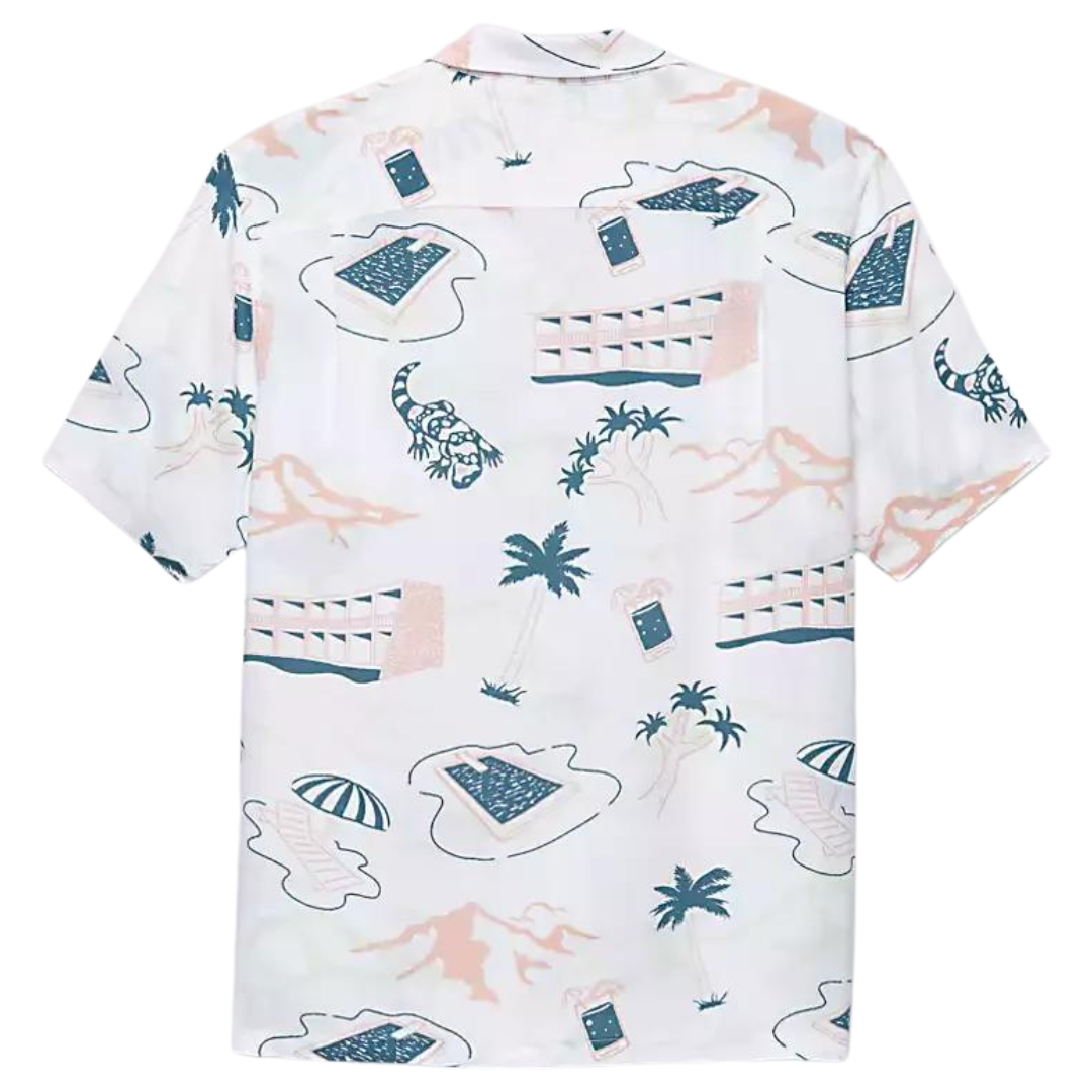 Vans Scenic Short Sleeve Button-Up Shirt - White