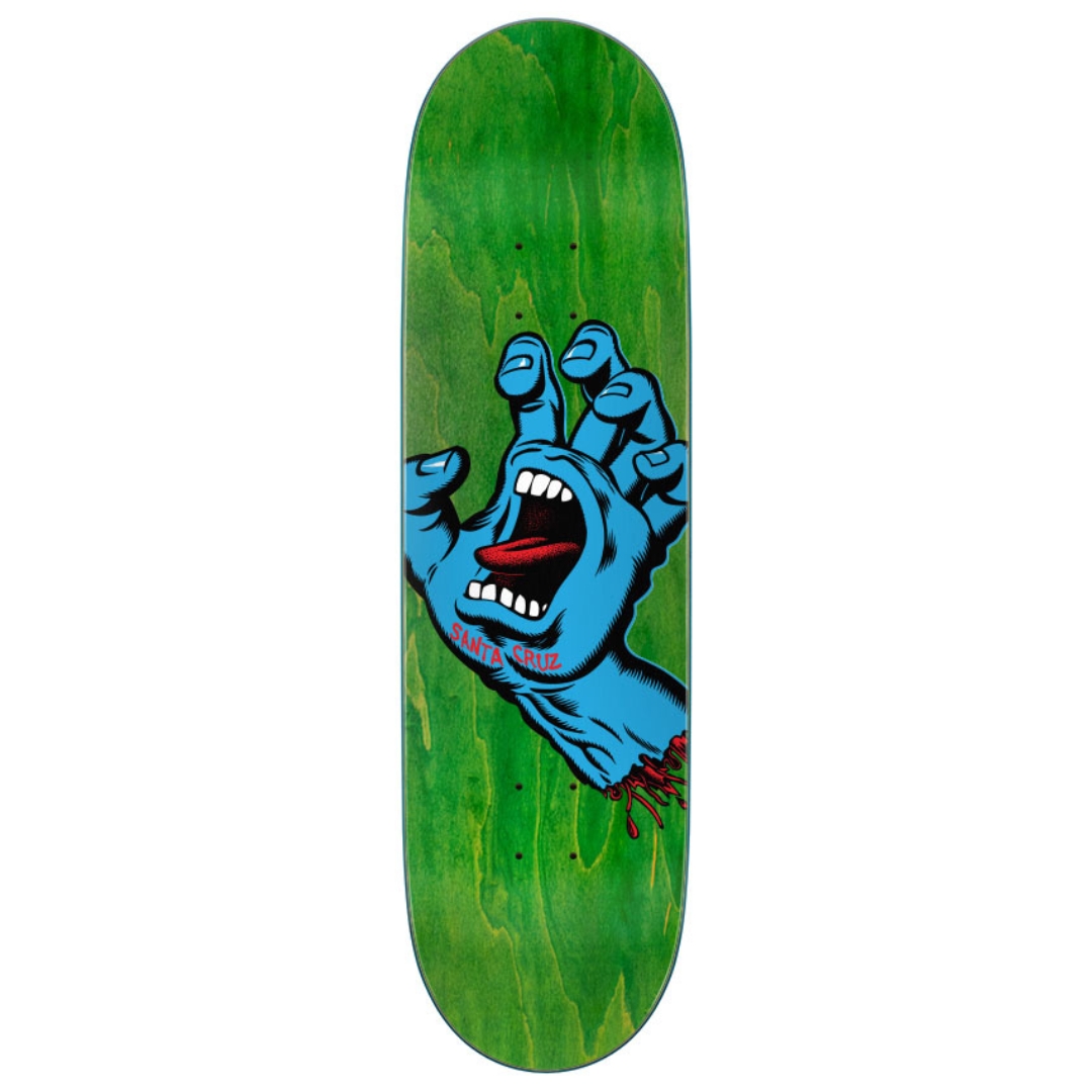 8.8" Santa Cruz Screaming Hand Deck - Assorted Stains