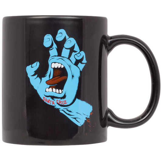 Santa Cruz Skateboards Screaming Hand Mug - Black