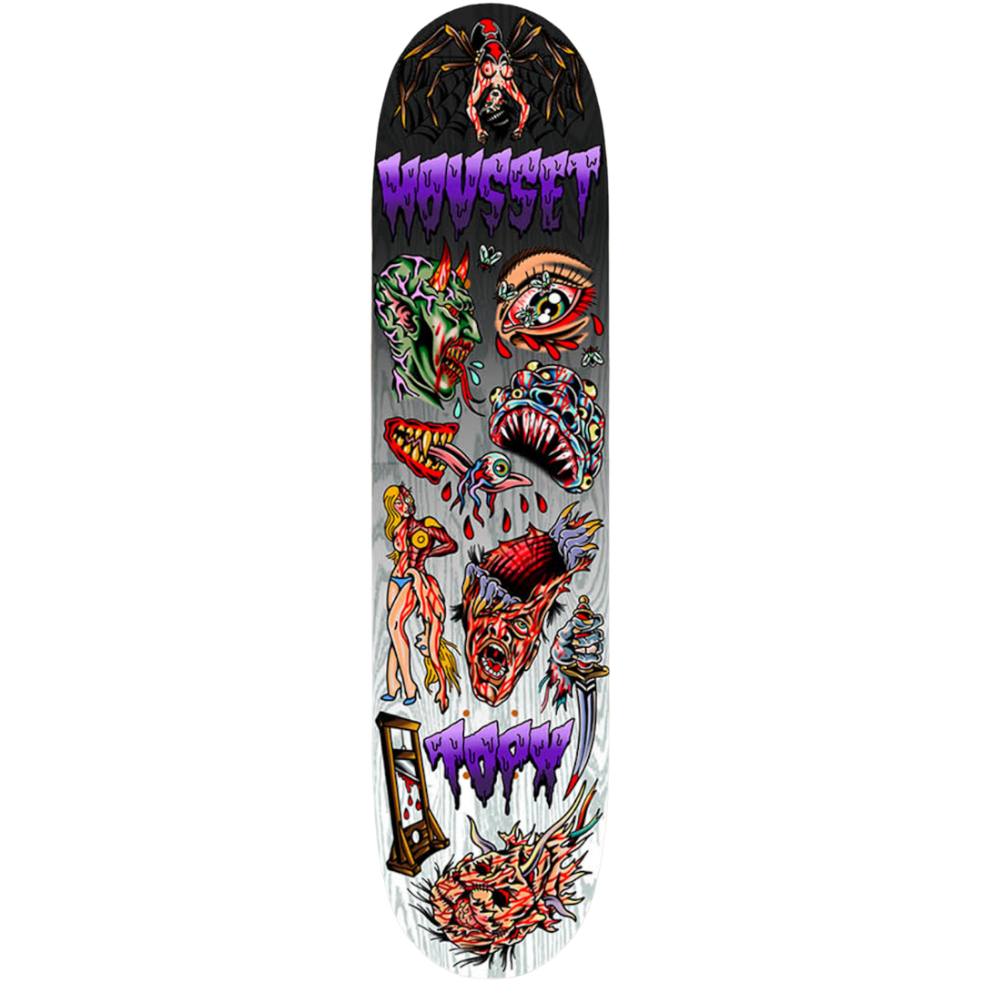 8.25" Terror Of Planet X Seb Housset Jordan Rain Twin Tail Skateboard Deck
