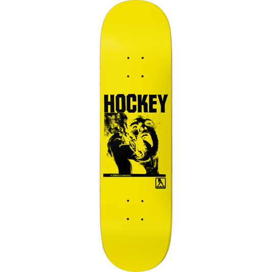 8.25" Hockey Serious Warning Team Skateboard Deck
