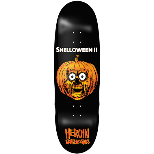 10.1" Heroin Skateboards Shelloween II Skateboard Deck