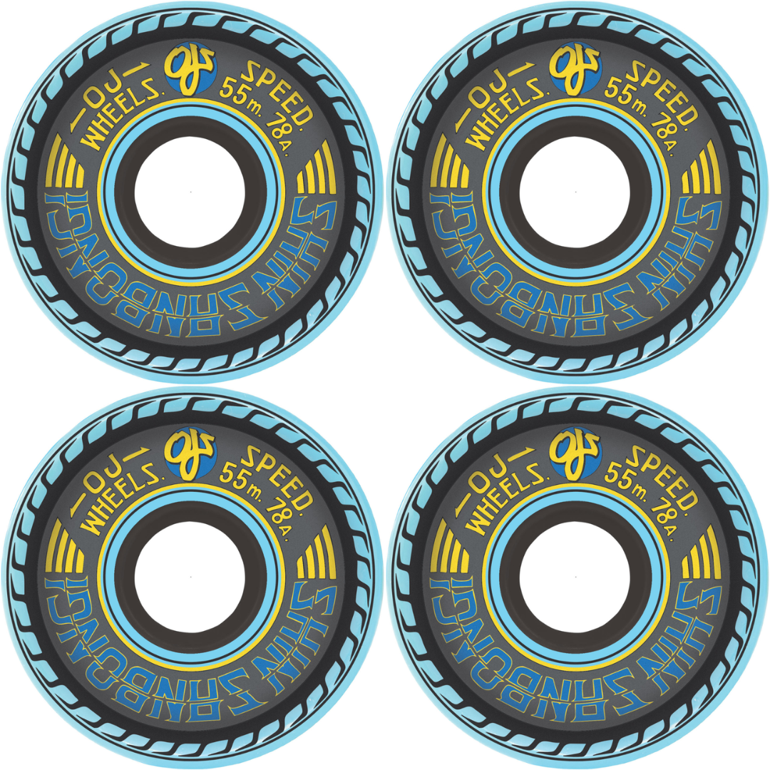 55mm OJ Wheels Shin Sanbongi Mini Super Juice Blue 78a