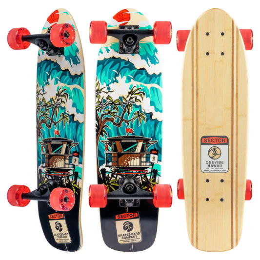 Sector 9 Bambino Shorebreak Complete Longboard Cruiser Board