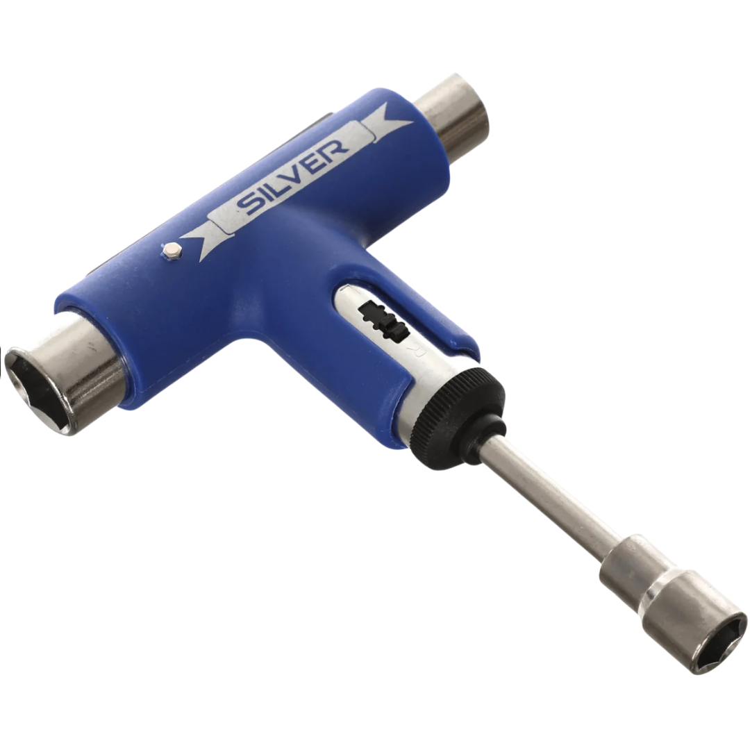 Silver Skate Tool - Blue