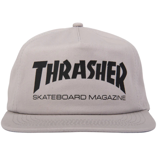 Thrasher Magazine Skate Mag Snapback Hat - Grey / Black