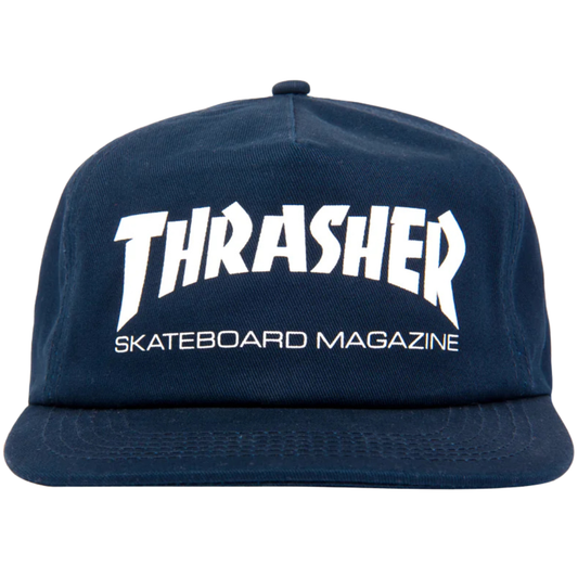 Thrasher Magazine Skate Mag Snapback Hat - Navy