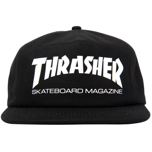 Thrasher Magazine Skate Mag Snapback Hat - Black