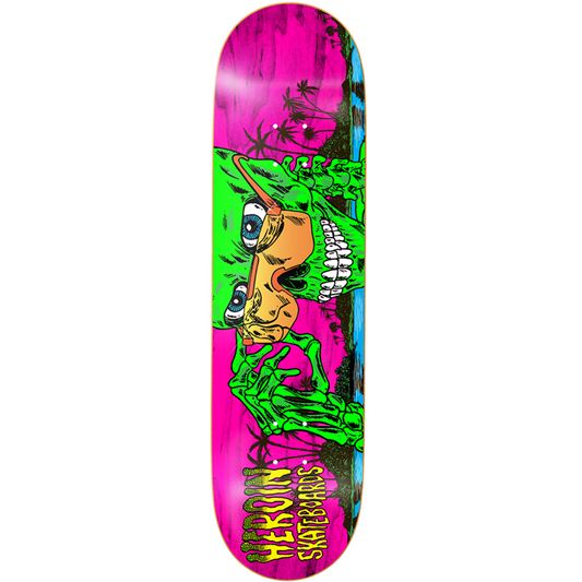 8.5" Heroin Skateboards Skeleton Deck