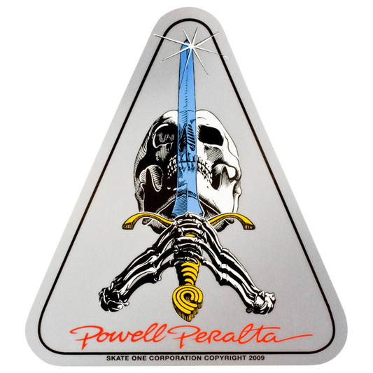 Powell Peralta Skull & Sword Sticker