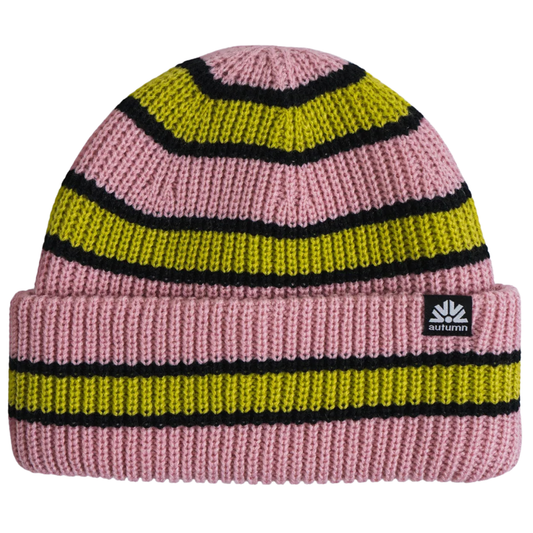 Autumn Slacker Beanie - Pink