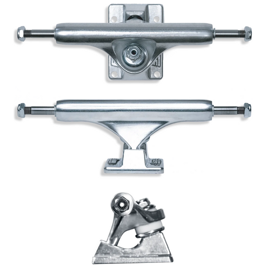 8.5" Slappy Trucks Hollow Polished Silver (Set of 2 Trucks)