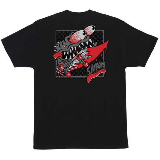 Santa Cruz Skateboards Meek Slasher Box T-Shirt - Black