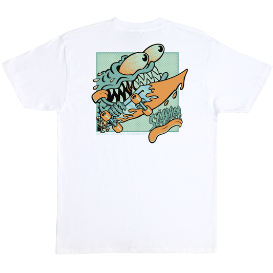 Santa Cruz Skateboards Meek Slasher Box T-Shirt - White