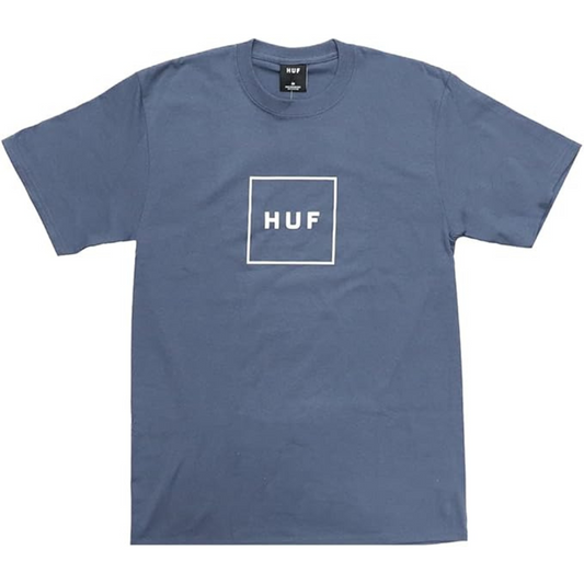 Huf Essentials Box Logo T-Shirt - Slate
