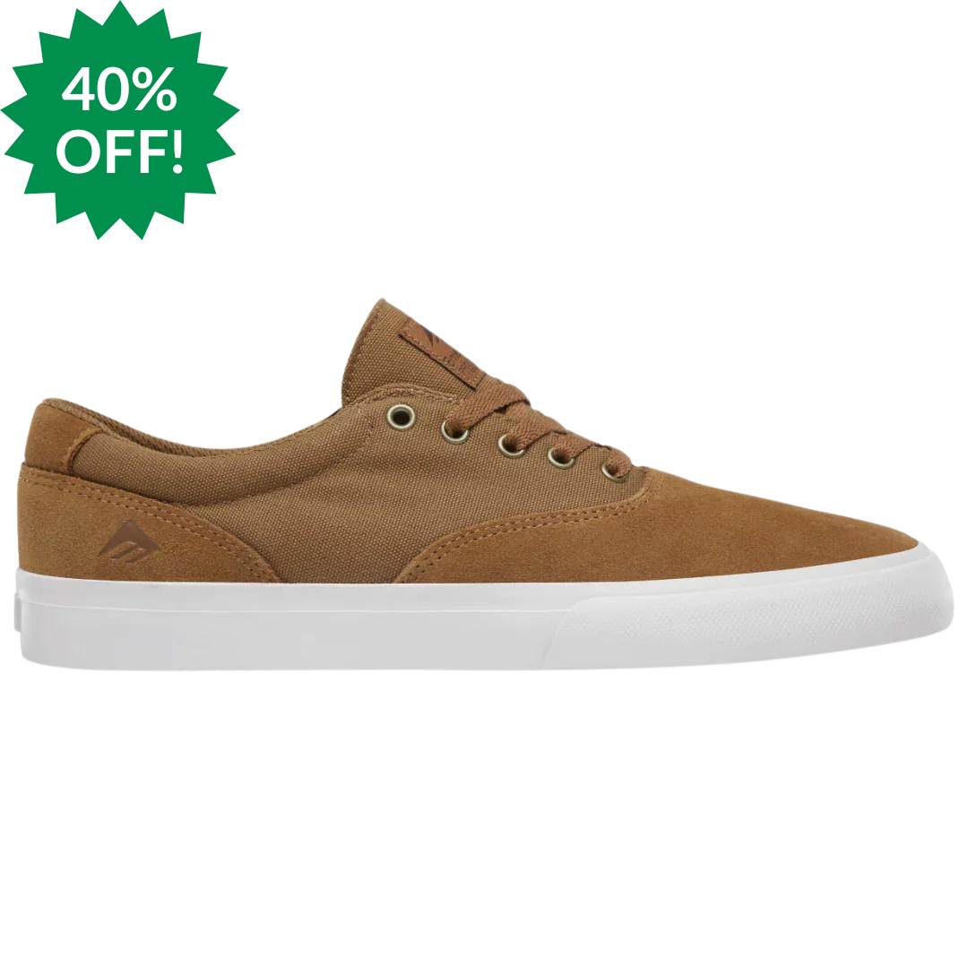 Emerica Provost Slim Tan / White Skate Shoes