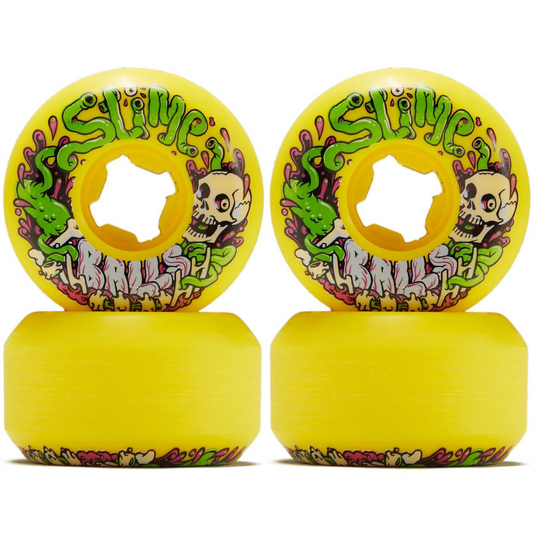 53mm Slime Balls Guts Speed Balls Wheels 99a - Yellow