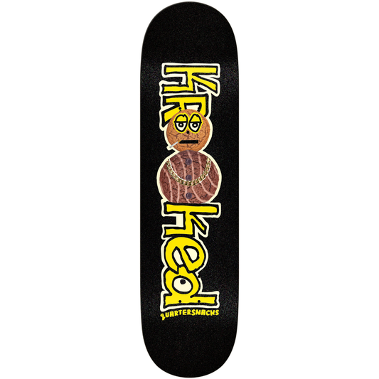 8.5" Krooked x Quarter Snacks Snackman Skateboard Deck
