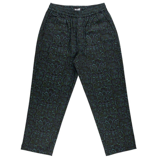 Welcome Skateboards Principal Elastic Waist Pants - Snake Skin Print Spruce