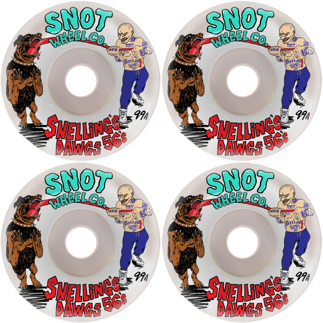 *PRE-ORDER* 56mm Snot Wheels Snelling's Dawgs 99a