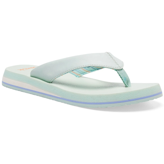 Sanuk Yoga Mat II Women's Memory Foam Flip Flops - Spa Blue