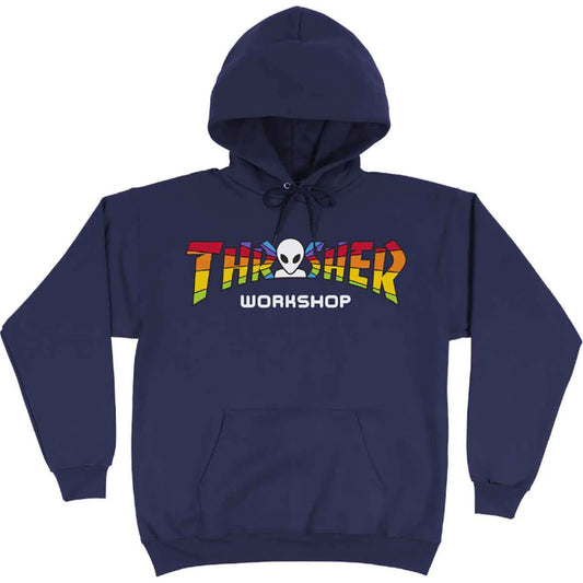 Thrasher Magazine x Alien Workshop Spectrum Hoodie - Navy