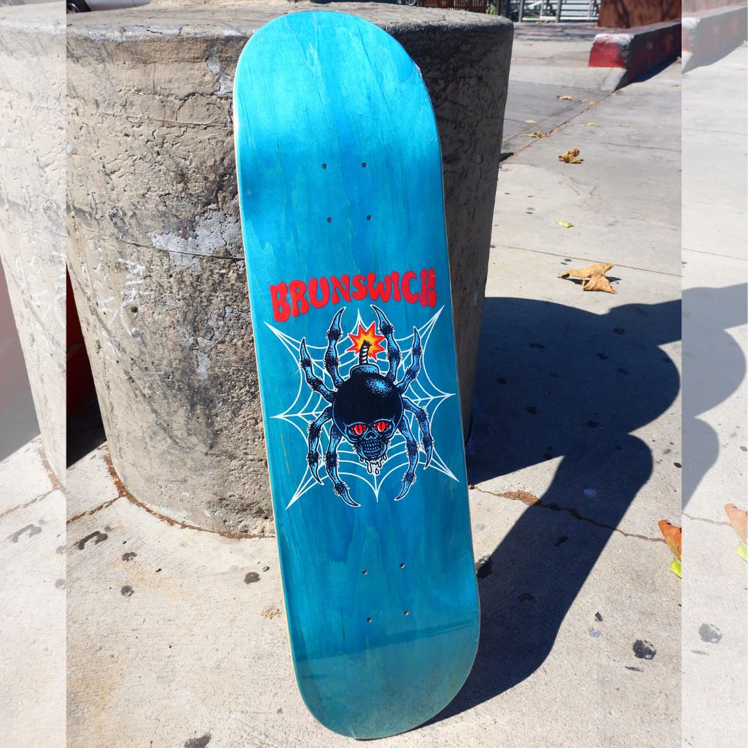 8.5" Brunswick Spiderbomb Deck - Assorted Stains