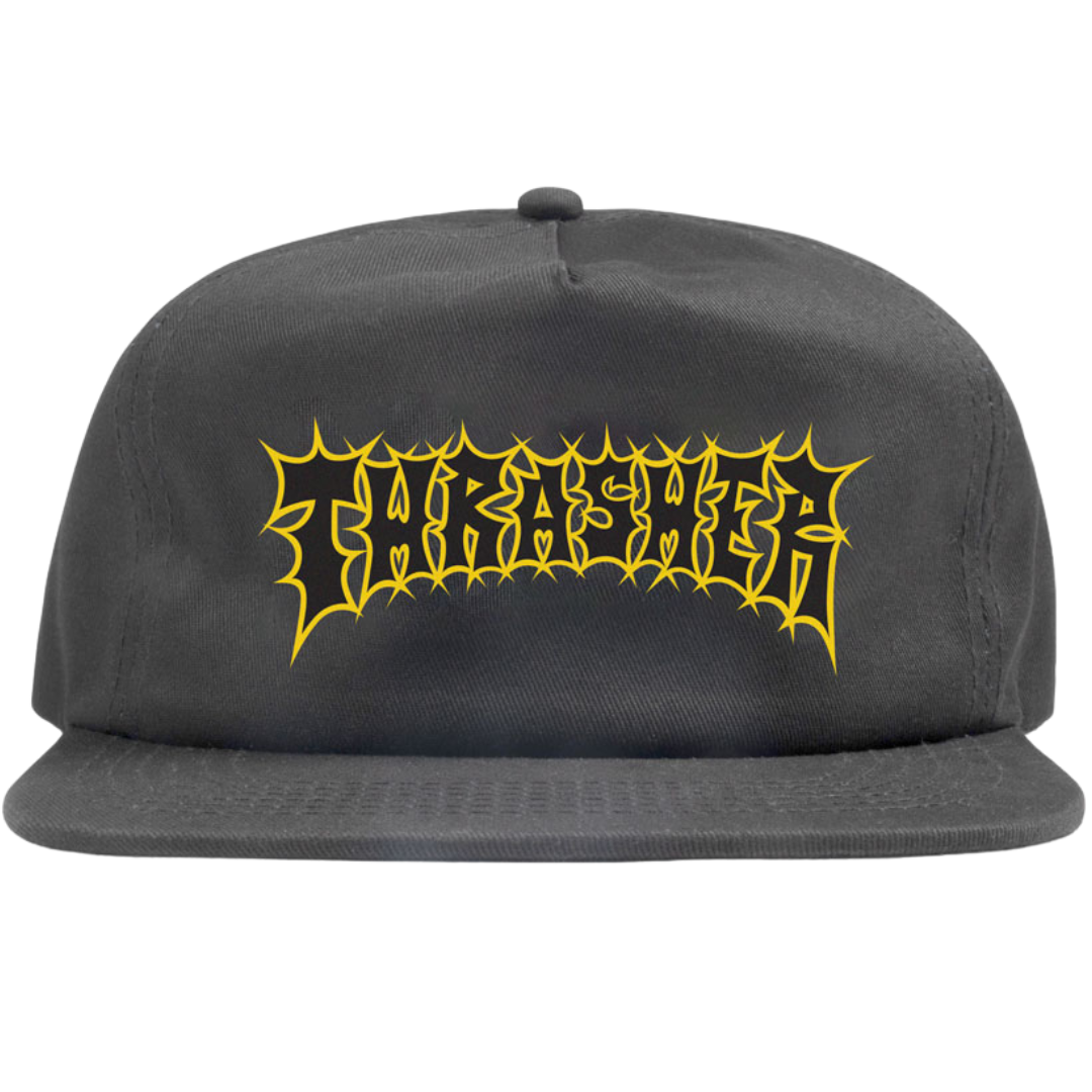 Thrasher Magazine Spikey Snapback Hat - Charcoal
