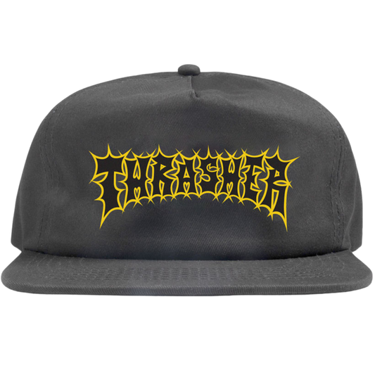 Thrasher Magazine Spikey Snapback Hat - Charcoal