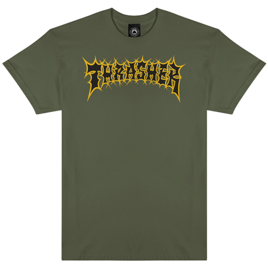 Thrasher Magazine Spikey T-Shirt - Military Green