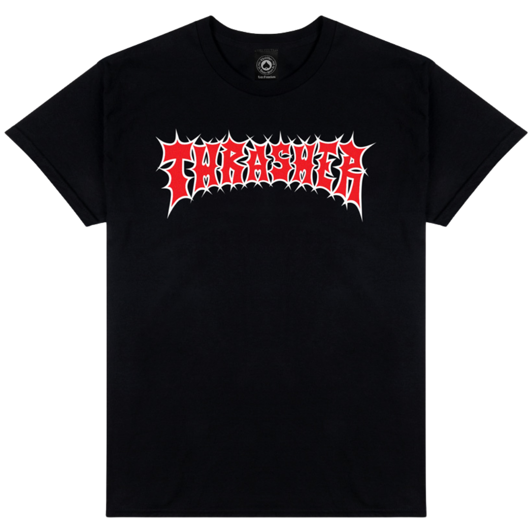 Thrasher Magazine Spikey T-Shirt - Black