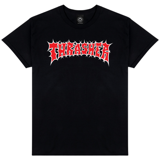 Thrasher Magazine Spikey T-Shirt - Black