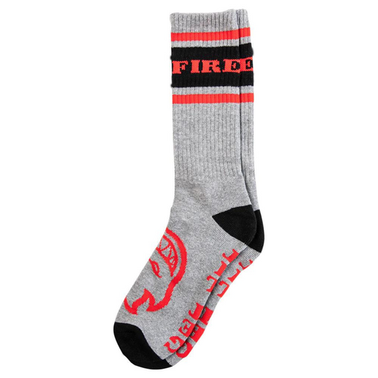 Spitfire Wheels Classic 87 Socks Heather Grey / Red / Black